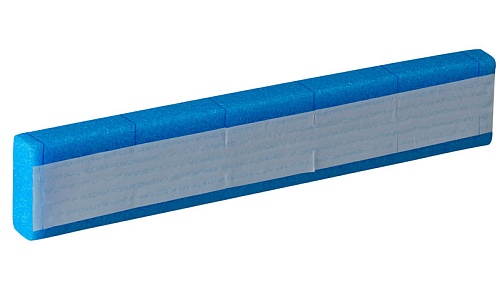 Профиль защитный 23 подушечки с клеевой полосой 50*20, синий, 450/10 шт - купить в интернет-магазине Техно-Упак